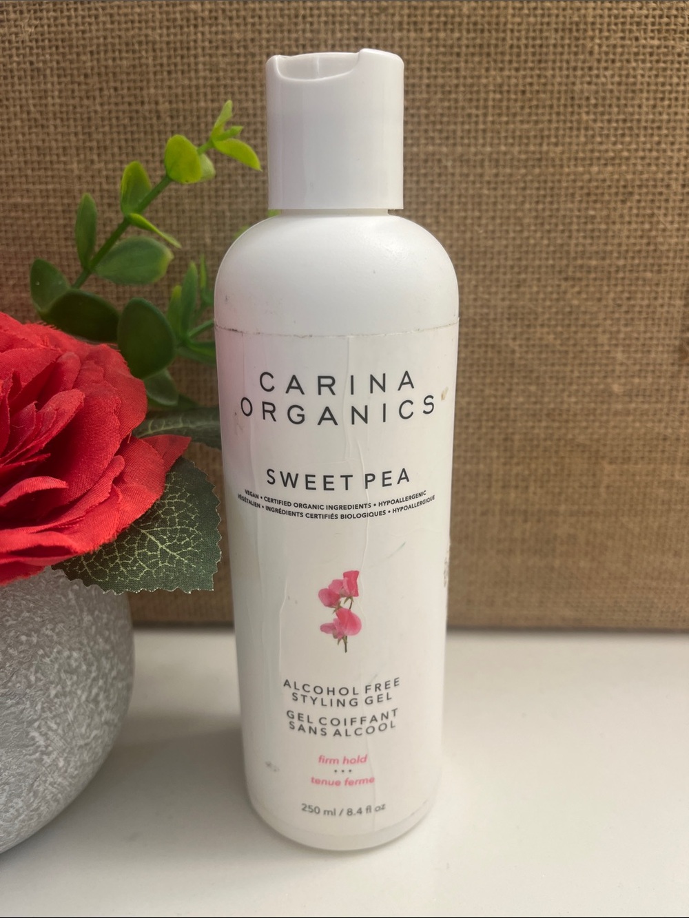 66. Carina Organics Pure and Natural Alcohol-Free Styling Gel